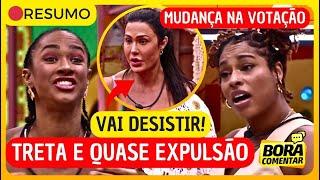 ALINE TRETA FEIO com THAMIRIS e PODE SER ELIMINADA! QUASE EXPULSÃO ACONTECE! Gracy PROMETE DESISTIR