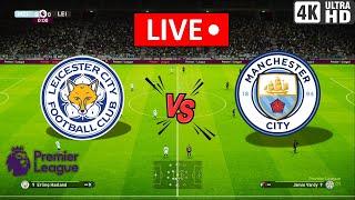 LIVE : Leicester City Vs  Manchester City | Premier League 24/25 PES Game Simulation|