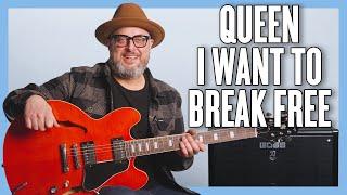 Queen I Want to Break Free Guitar Lesson + Tutorial