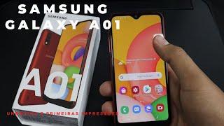 UNBOXING SMARTPHONE SAMSUNG A01 32 GB / SERÁ QUE VALE APENA EM 2021 ?