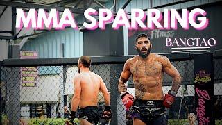 MMA SPARRING | 75KG + | Bangtao MMA Training Camp Phuket Thailand | Professional MMA