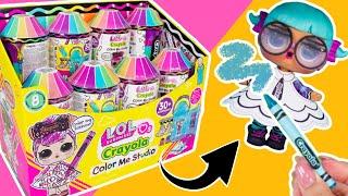 L.O.L. Surprise! Loves Crayola COLOR ME STUDIO Full Case Unboxing!