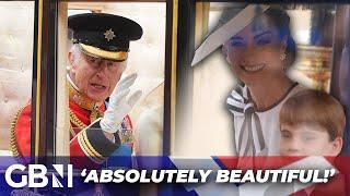 Princess Kate and King Charles arrive for Trooping the Colour - 'She looks BEAUTIFUL!'