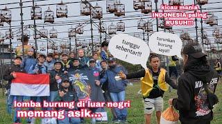 lomba burung awal tahun sudah di buka kicau mania INDONESIA Ikut bikin rush di lapangan