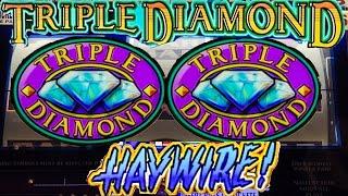 Old School Triple Diamond VS Triple Diamond Haywire 3 Reel Slots