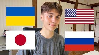 This guy speaks FLUENTLY in 4 Languages | Ukrainian, Japanese, Russian, English 