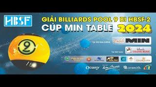 [TV] Nghiêm Uy Lân VS Cao Gia Oai - R2 | GIẢI POOL 9 BI HBSF II CÚP MIN TABLE 2024