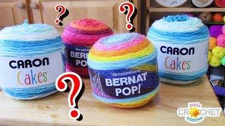 How To Find Yarn Ends on Caron Cakes or Bernat Pop