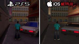 GTA VICE CITY | PS5 vs iOS NETFLIX EDITION - iPhone