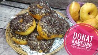 Resep Donat kampung sederhana || lembut dan empuk meskipun sudah dingin