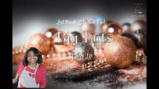 Big Lots Christmas Walkthrough  | Shop With Me for Festive Decor & Holiday Deals