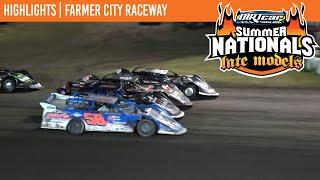 DIRTcar Summer Nationals Late Models | Farmer City Raceway | June 28, 2024 | HIGHLIGHTS