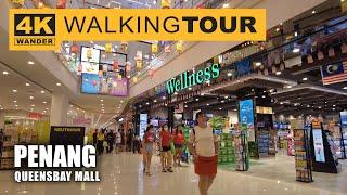 Queensbay Mall Walking Tour in Penang, Malaysia (4K 60fps)