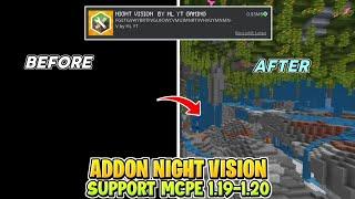 SUPPORT MCPE 1.20!! TEXTURE PACK NIGHT VISION MCPE 1.20 - TEXTURE PACK NIGHT VISION MCPE 1.19