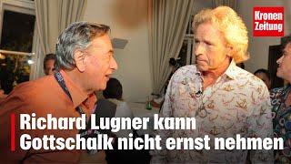 Richard Lugner kann Gottschalk nicht ernst nehmen | krone.tv NEWS