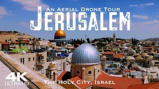 JERUSALEM 2024  Drone Aerial 4K | יְרוּשָׁלַיִם מטוס זעיר ללא טייס Israel القُدس Jeruzalem