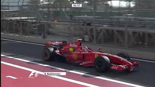 Raikkonen vs Alonso vs Heidfeld - 2007 Bahrain GP