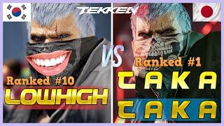 Tekken 8 ▰ Lowhigh (Bryan) Vs TakaTaka (Rank #1 Bryan) ▰ Ranked Matches