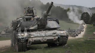 Dramatic Moment, When a Russian tank crew heading for reinforcements was ambushed by M1 ABRAMS!