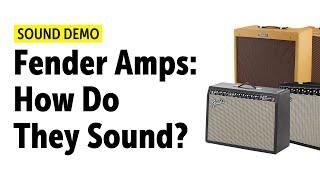 Fender Amps: How Do They Sound? (Comparison)