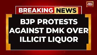 BJP Protests Over Government's Inaction Against Illicit Liquor, Protesters Detained By TN Police