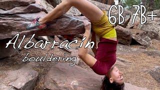 jugando en Albarracín ‍️6b - 7b+ (V4-8)  bouldering fun moderates in "the Font of Spain"