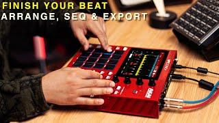 Arrange and Export in Song Mode mpc one