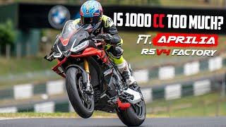 Reviewed: Aprilia RSV4 Factory - is a 1100cc superbike too much for Cadwell Park?