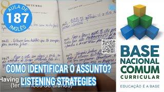 AULA DE INGLÊS  Como identificar o assunto contexto finalidade em inglês BNCC