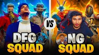 DFG Squad Vs @NonstopGaming_ Squad| UN-LIMITED️‍|Called us HackerFree Fire In Telugu #DFG #NG