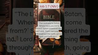 ️ Job 1:7 (NIV): ️