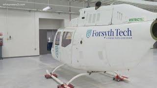 Forsyth Tech's new aviation technology lab