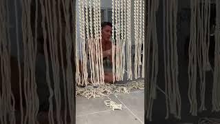 Macrame curtain#macrame curtain#beadedcurtain #doorpanel