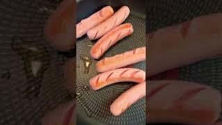 Простой рецепт, сосиски с сыром в лаваше 