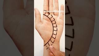 7 number easy Simple Mehndi design #youtubeshorts #mehandi #shortvideo #viral #trending #henna