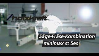 Holzkraft Säge-Fräse-Kombination minimax st 5es