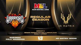 [ENG] MBL Regular Season 2024 | G23 |  Sarawak Cola Warriors vs NS Matrix Deers