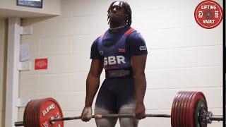 The First 400kg Stiff Bar Deadlift By A Teenager (Not Even A SHW)