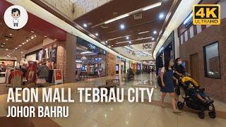Walking In Aeon Mall Tebrau City | CNY Shopping | Johor Bahru Malaysia | Walking Tour 2023 [4K]