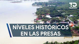 Presas de Nuevo León alcanzan níveles históricos de agua