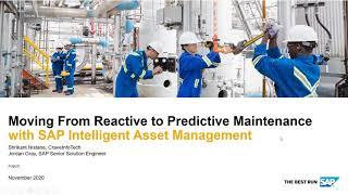 Moving from Reactive Maintenance to Predictive Maintenance with SAP's Intelligent Asset management