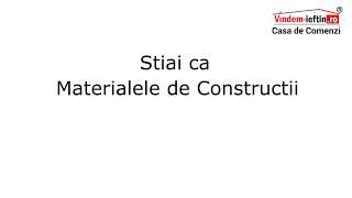 Materiale de Constructii Mai ieftine ONLINE