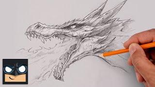 How To Draw a DRAGON | Step by Step Sketch Tutorial