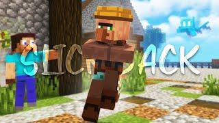 Villager doing the Slickback... (Minecraft Meme)