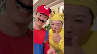 Pikachu and Mario feed the cutest Labrador  Part6 #shorts #asmr