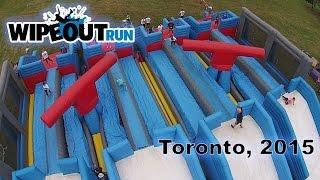 WipeOut Run Toronto 2015 with Aerial Video