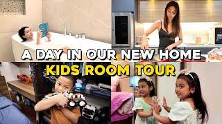 A DAY IN OUR NEW HOME + KIDS ROOM TOUR | ZEINAB HARAKE