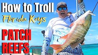 How to Troll the FLORIDA KEYS PATCH REEFS Shallow water trolling Basics & Tactics