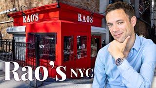 Eating at Rao’s. The Most EXCLUSIVE Restaurant in NYC