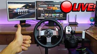 LIVE Assetto Corsa Logitech G27 + Wheel Cam | YES Drift NO Food & Drink